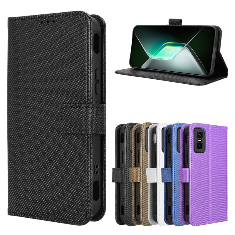 适用传音Infinix GT 30 Pro 5G手机壳插卡挂绳钻石纹手机皮套翻盖