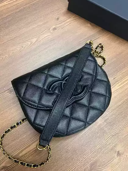 Points Exchange VIP Gift Shoulder Chain Caviar Rhomboid Women's Chanel Style Crossbody Bag Shoulder Chain Bag