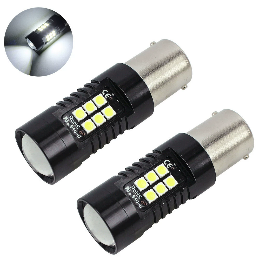 Автомобильный светодиодный указатель поворота 1156 1157 BA15S 3030 21SMD S25 фонарь заднего хода подсветка стоп-сигнала