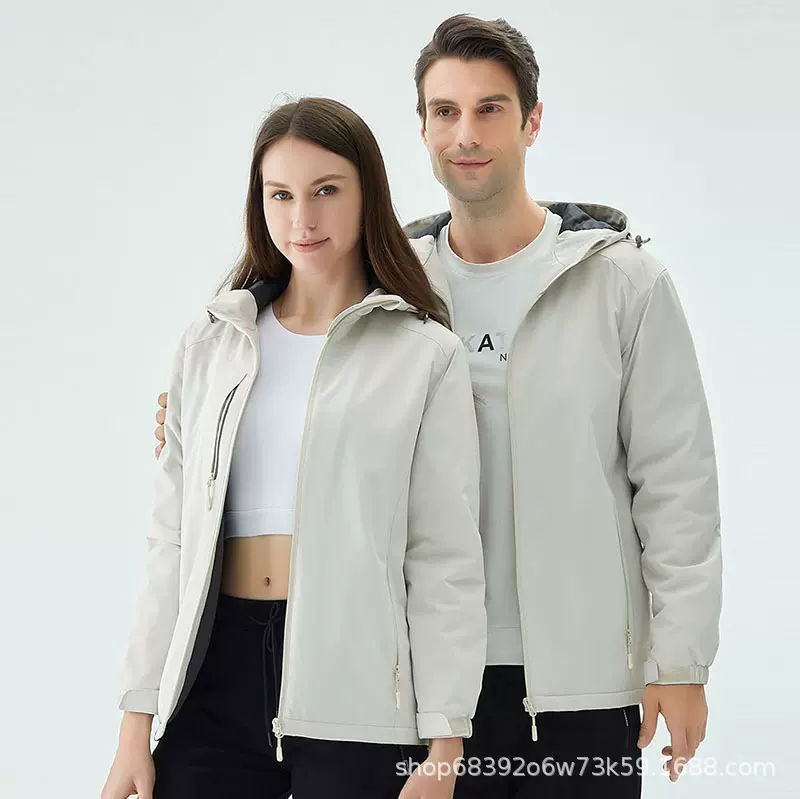 秋冬款男女工作服定制 企业风衣工服印logo三防厚款冲锋衣订做diy