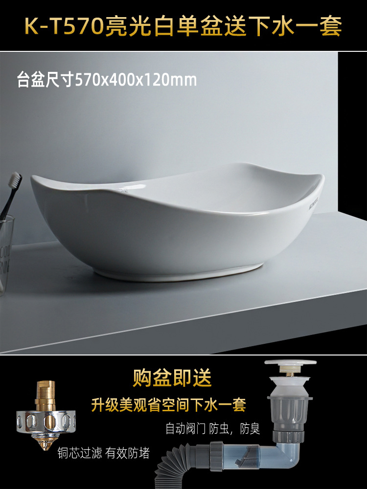 Cerámica creativa lavabo lava