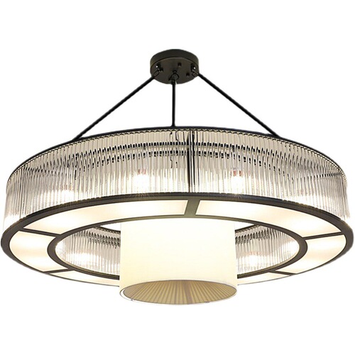 New Chinese-style chandeliers for dining rooms, circular crystal designs—perfect for villa clubs, restaurants, private banquet halls, hotel lobbies, and grand banquet venues.
