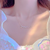 South Korean design goods, advanced necklace from pearl, chain for key bag , trend of season, high-quality style