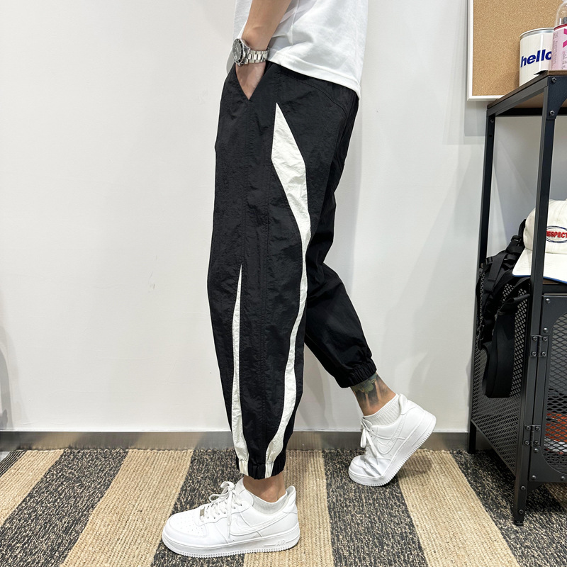 Pantofi sport cu vârfuri largi, la modă, pentru bărbați, primăvară-vară, croială subțire, faimoși pe internet, cool și casual, sport cu nouă puncte._voghion.com