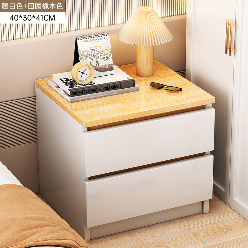 [메인사진 확대] 더블드로우 웜화이트 + 전원참나무 컬러 40*30*41cm