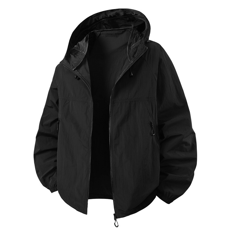 Sun Protection Clothing, Summer Hooded Sun Protection Clothing, Skin Clothing for Men and Couples, Ultra-Thin, Breathable, Outdoor Fishing, Skin Fishing Clothing