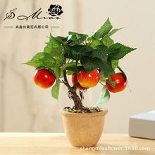 高档仿真水果盆景创意人造家居时尚装饰品摆件花厂家直供一件代发