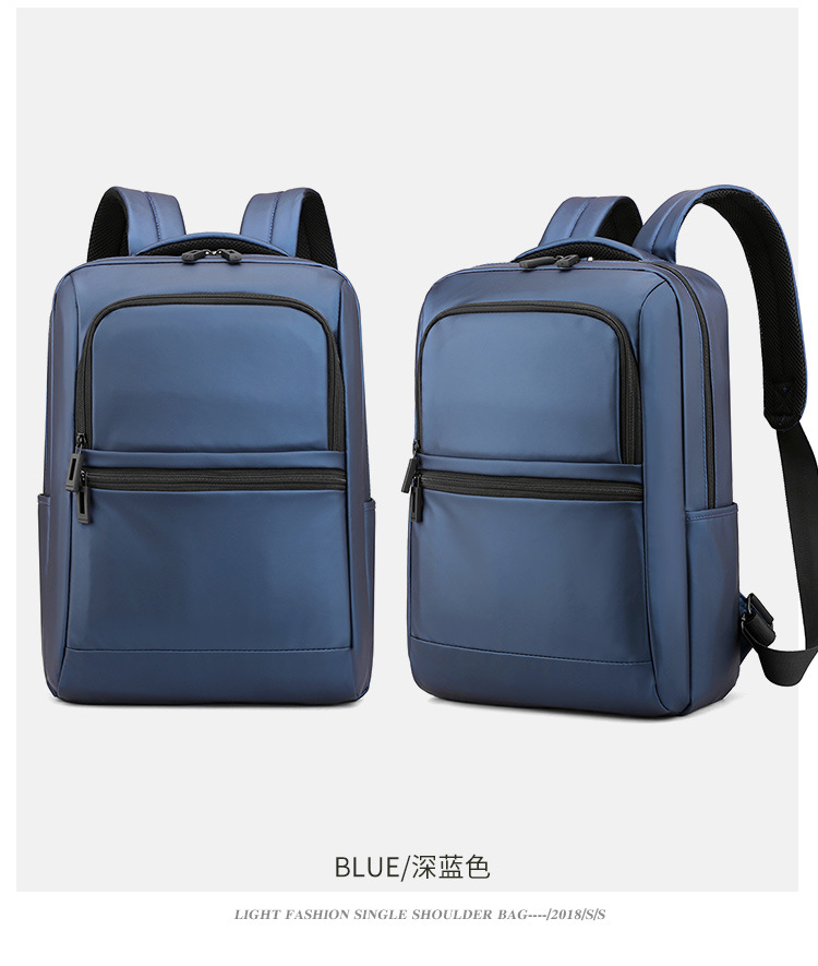 New men's backpack, multi-functional business waterproof computer bag, simple outdoor travel, large-capacity backpack undefined