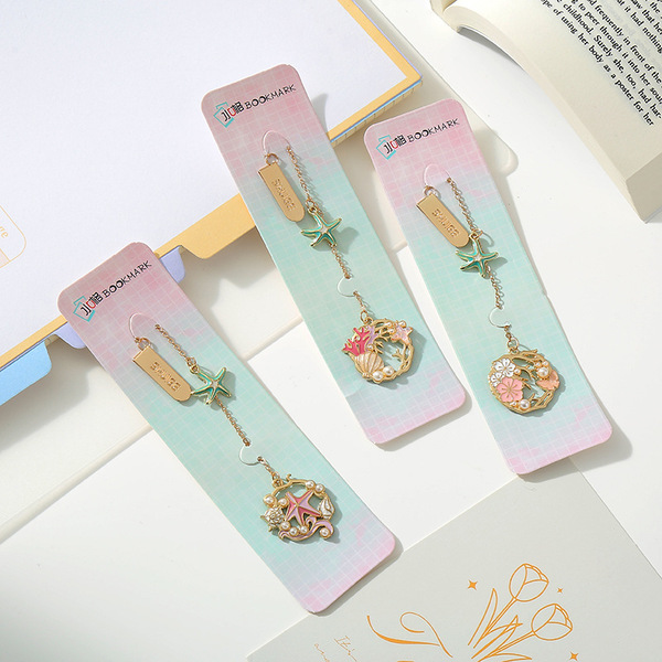 New Underwater World Pendant Bookmark Metal Pendant Hand Account…