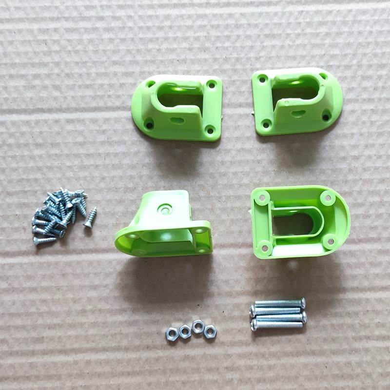 Green thickened (with screws) set of four