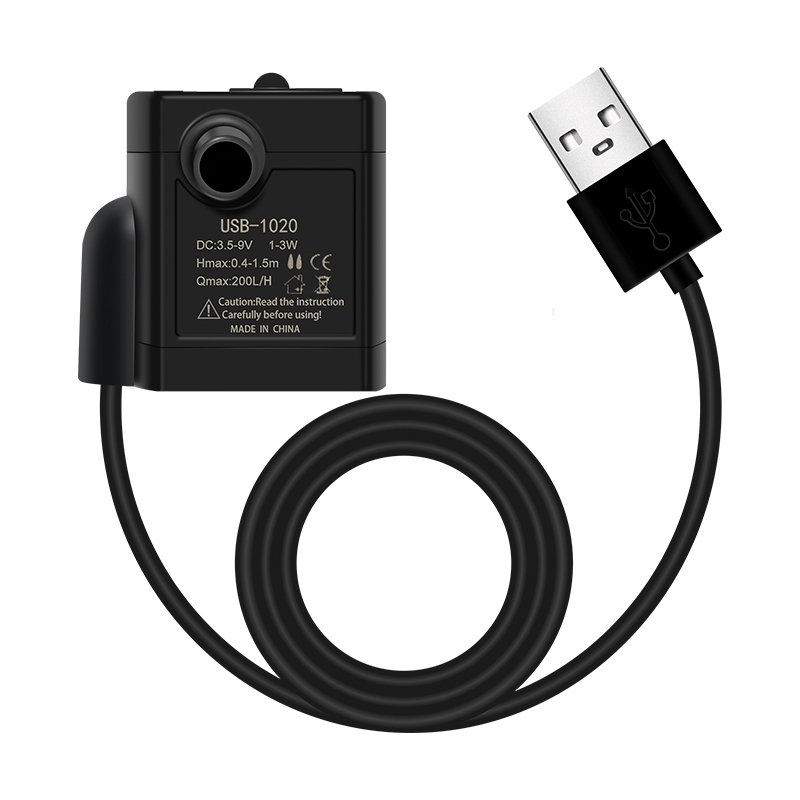 Bomba Sumergible Silenciosa USB USB Silenciosa, USB, Circulación para Acuarios y Fuentes