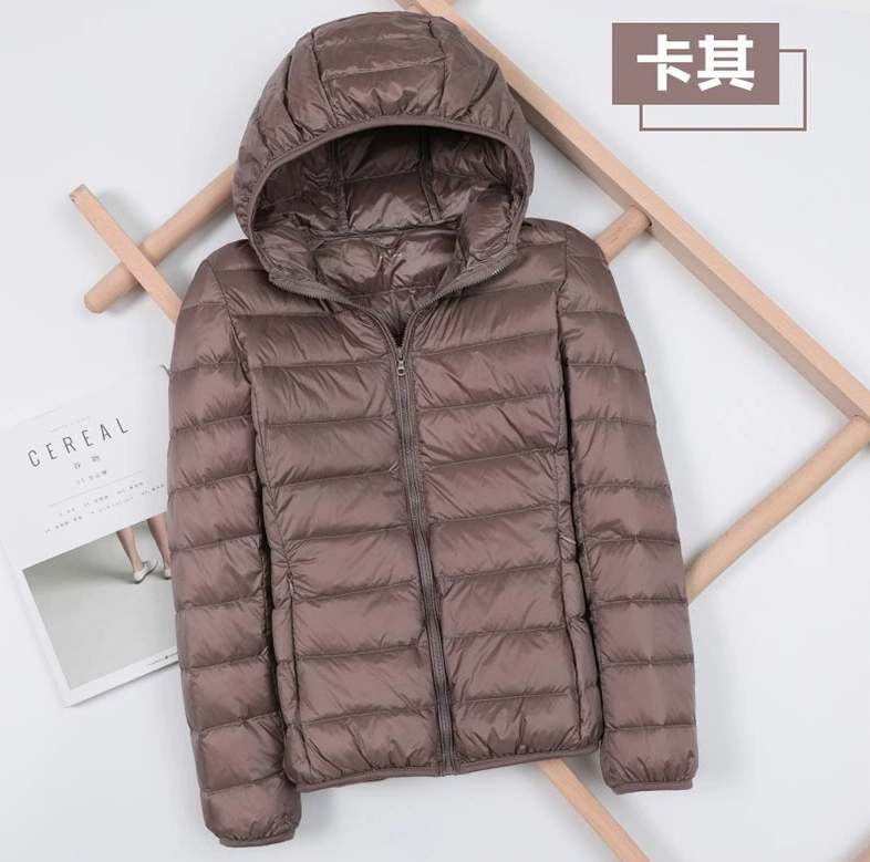 Плащевая дублёнка Velvet, 2024 год, набивка пухом утки, размер плюс S–4XL, с капюшоном или воротником-стойкой