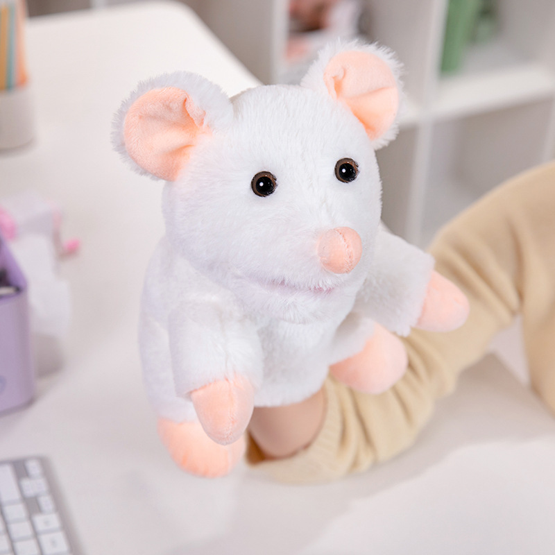 Caricatura interactiva padre-hijo zorro rana muñeca muñeca niños guantes muñeca pacificación muñeca de tela espectáculo de jardín de infantes