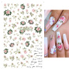 Nail stickers, adhesive fake nails contains rose for nails, suitable for import