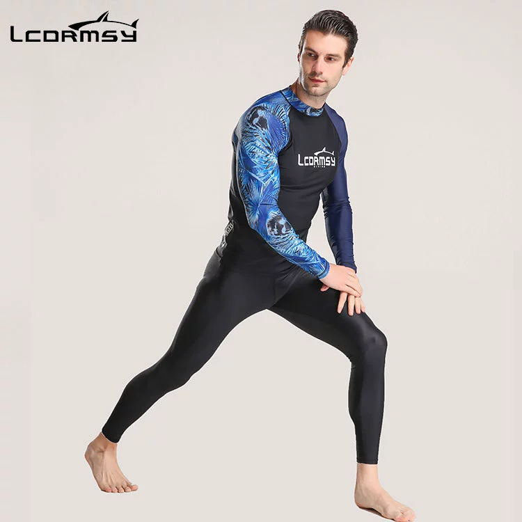 Корейский новый продукт LCDRMSY: солнцезащитный купальник с длинными рукавами, услуги по снорклингу и серфингу, одежда для медуз, услуги быстрого дайвинга для мужчин
