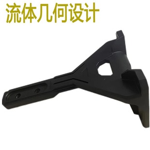 Die-Cast Aluminum Bracket Side Tent Luggage Rack Connection Bracket Y-Shaped Bracket