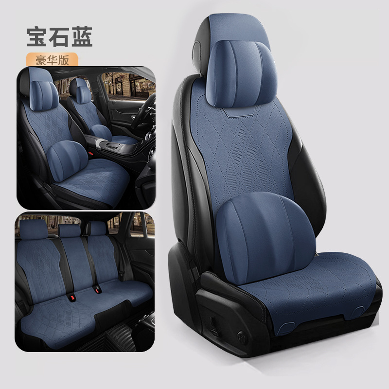 Tesla Model Y: Tesla Seat cushion, seat cover - sapphire-blue-five-seat-luxury-edition