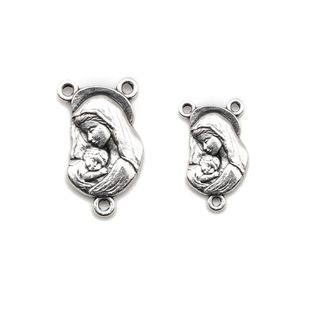 Notre Dame Triangle 1.5/2cm Rosary Accessories [Notre Dame Holding YS-YS Sacred Heart] Imported from Italy