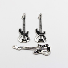 厂家直销款合金朋克风吉他diy饰品配件挂件钥匙扣包包配件