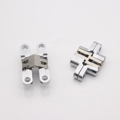 不锈钢十字铰链暗藏隐形门合页屏风折叠桌椅餐台铰翻板十字铰链|ms