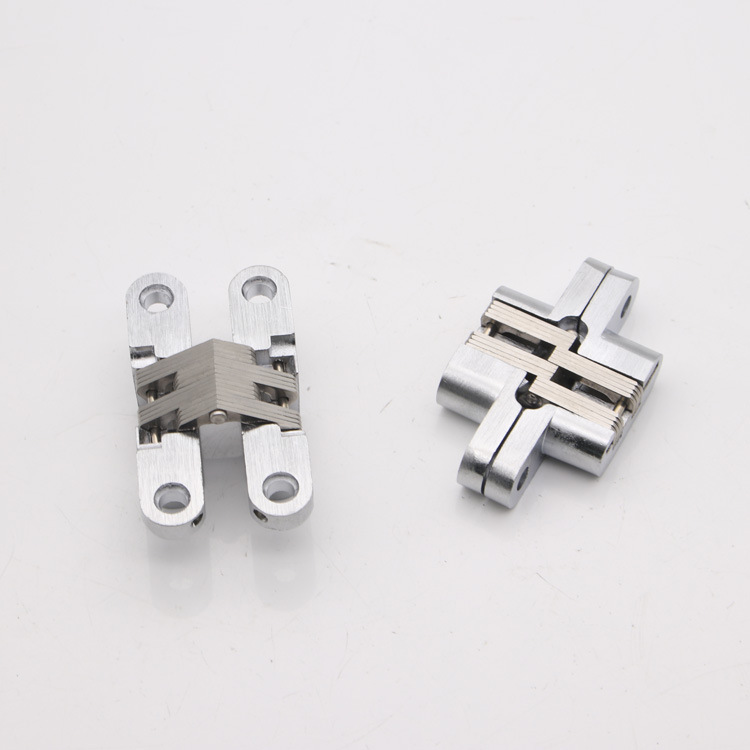 不锈钢十字铰链暗藏隐形门合页屏风折叠桌椅餐台铰翻板十字铰链|ms