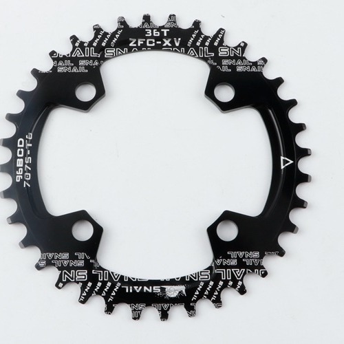 Cross-Border Snail Placa de diente positivo y negativo placa única 96BCD disco de bicicleta de montaña disco oval 32T 34T 36T