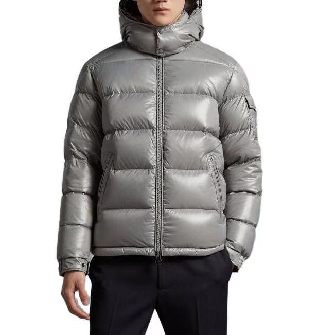 Maya Series Winter Ski Season Warm Short down Jacket Couple's Coat for Men and Women, Gray Color Maya Series Winter Ski Season Warm Short down Jacket Couple's Coat for Men and Women, Gray Color