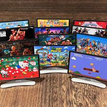 微缩娃娃屋迷你游戏三丽鸥小新电视游戏手柄过家家玩具摆件模型