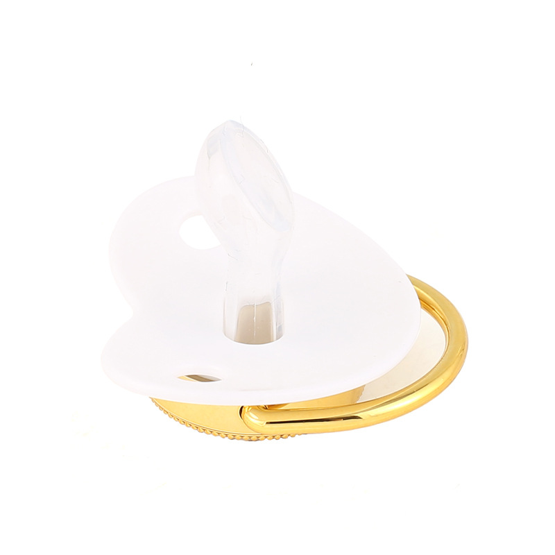 Fábrica directa transfronteriza Comercio exterior caliente diamante pies punto diamante jugando boca bebé diamante pezón en stock suministro