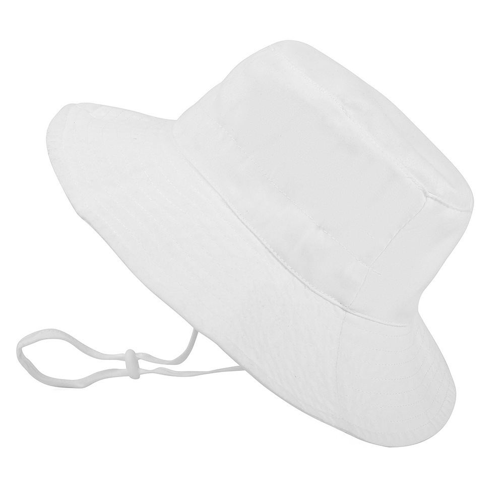 Solid Color Pattern Summer Season Children Unisex Gender Vacation Style Children Unisex Vacation Solid Color Bucket Hat