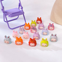 电镀彩色中号KIKI公仔 DIY创意手工卡通摆件车内家居桌面装饰材料