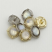 圆形简约金属纽扣羽绒服大衣装饰箱包衣领服装电镀手缝扣现货批发