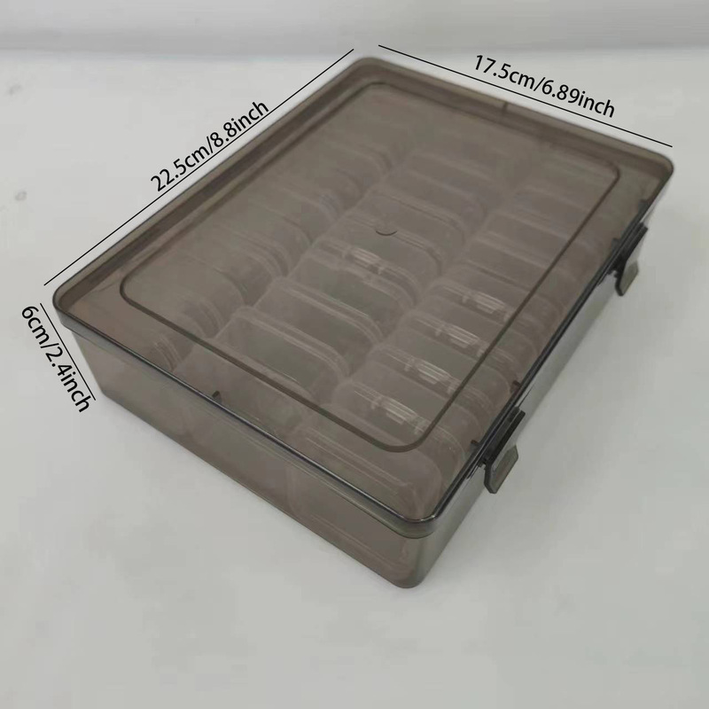 透明収納ボックス大容量カバー分割収納整理ボックスデスクトッププラスチック多機能防塵収納ボックス|undefined