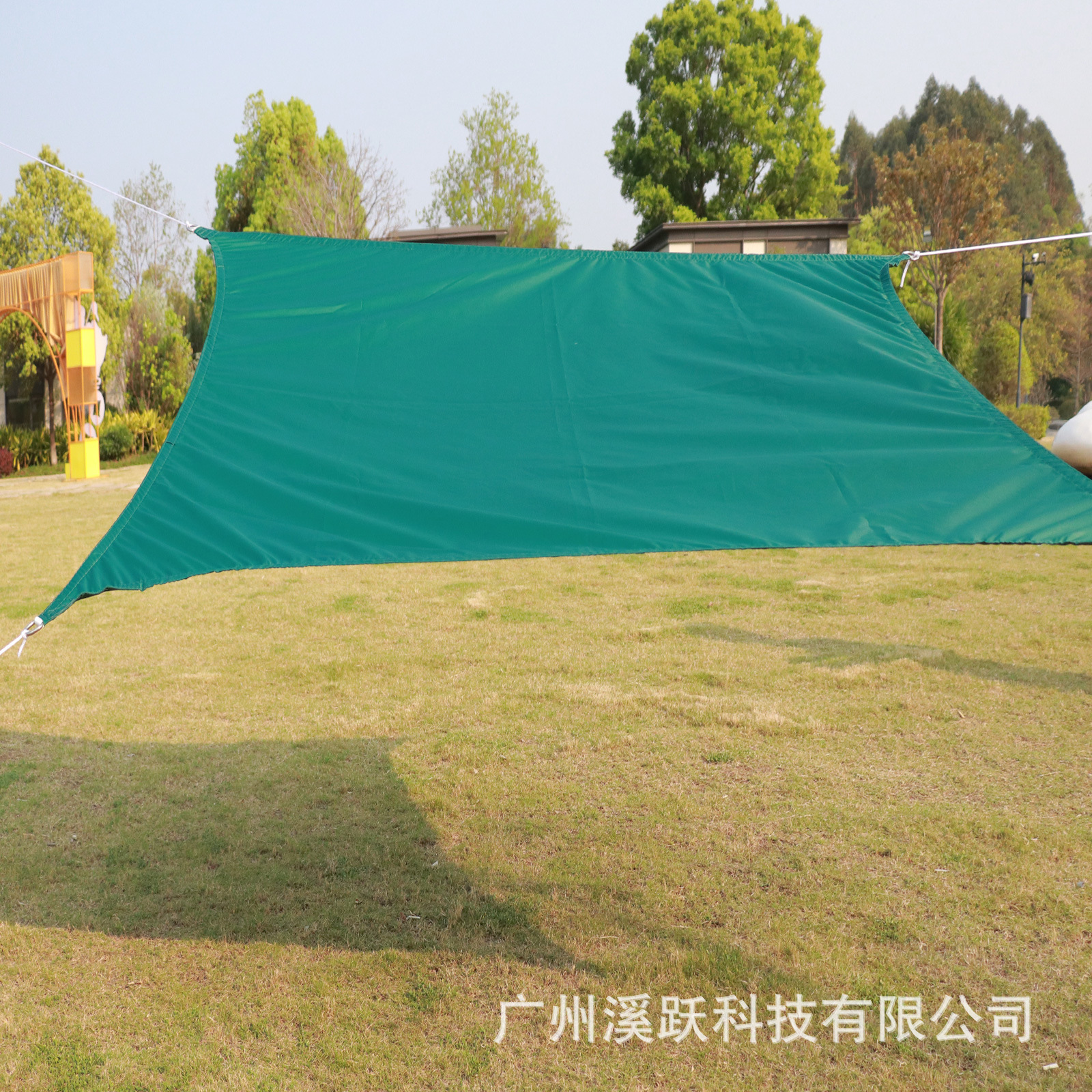 Four-Corner Waterproof Sunshade Sail Polyester Waterproof Sun Protection Uv-Resistant Shade Cloth Sunshade Net for Courtyard Outdoor Villa