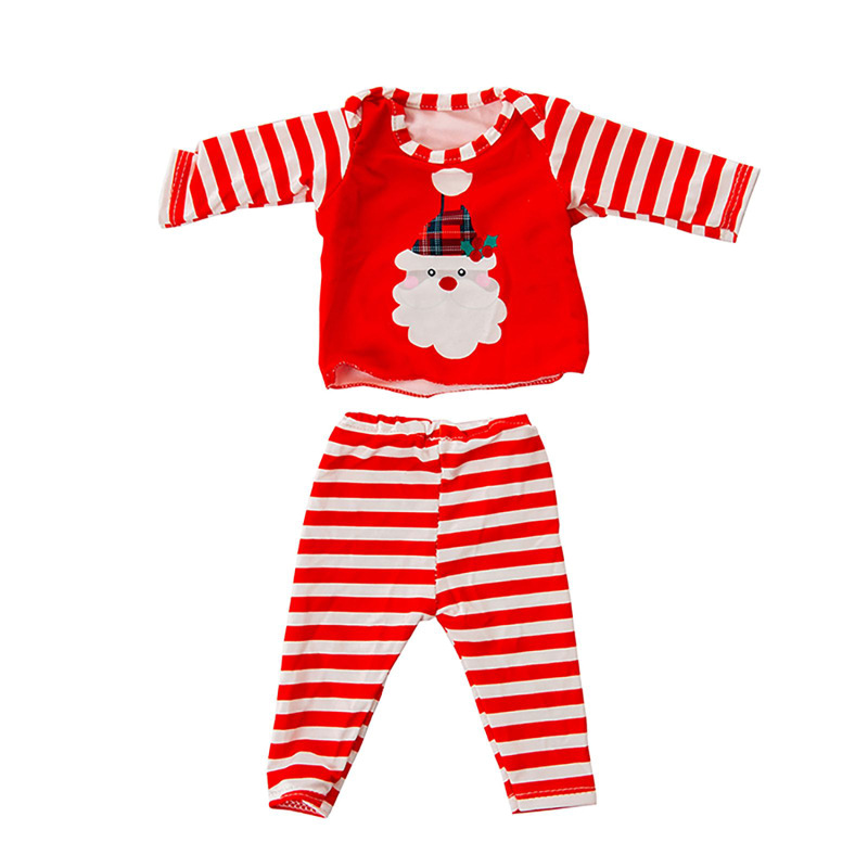 Ropa de muñeca de Navidad, muñeca americana de 45cm, muñeca vestida, venta al por mayor