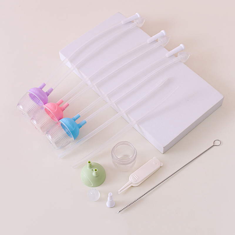 Aspirador Nasal de Succión Bucal para Bebés Set de 3 Piezas Plástico Tipo Catéter