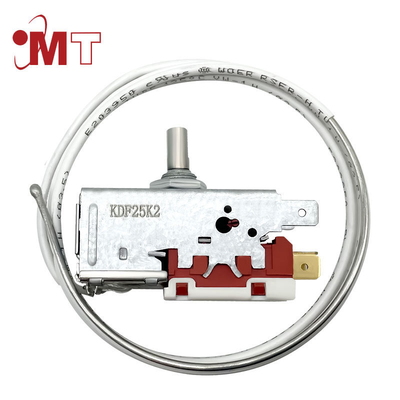 Refrigeration Thermostat Kdf25K2 Temperature and Humidity Control Device for Refrigerators and Freezers, Low-Temperature Mechanical Knob Temperature Controller