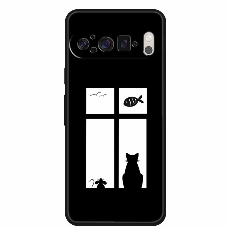 Window sill cat and rat