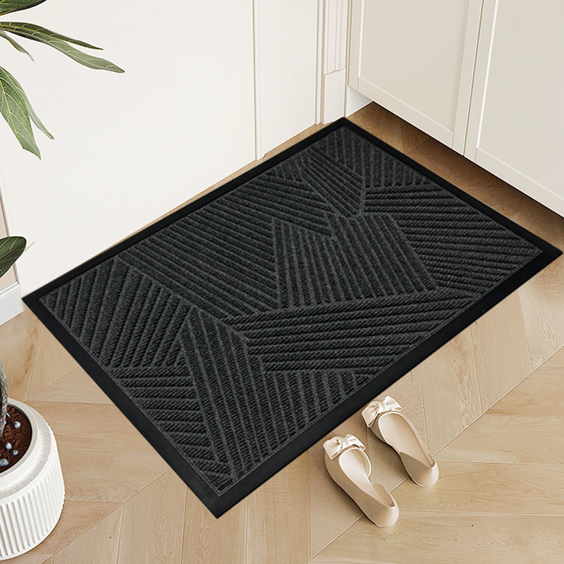 Comercial Gao Van estampado alfombra personalizada alfombra de cifrado impermeable antideslizante alfombra de polvo logotipo libre diseño