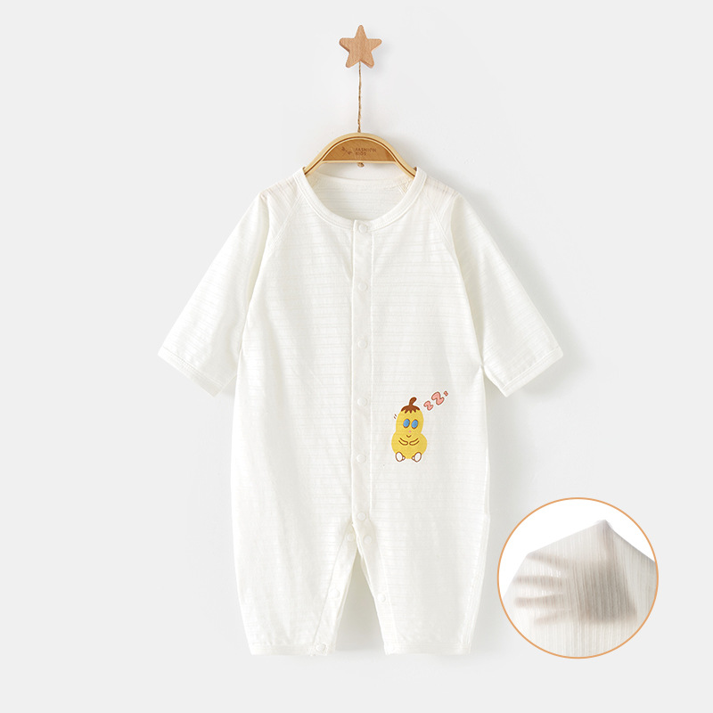 Mono para bebé, pijama de algodón fino de manga larga para verano, ropa para recién nacidos, ropa de verano para niños pequeños, ropa de bebé para niños y niñas