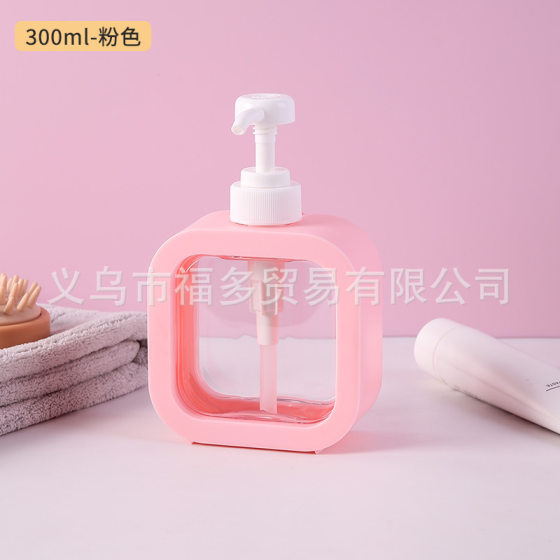 Factory in stock lotion bottle 300ml/500 press bottle plastic wholesale bottling South Korea ins hand sanitizer bottle