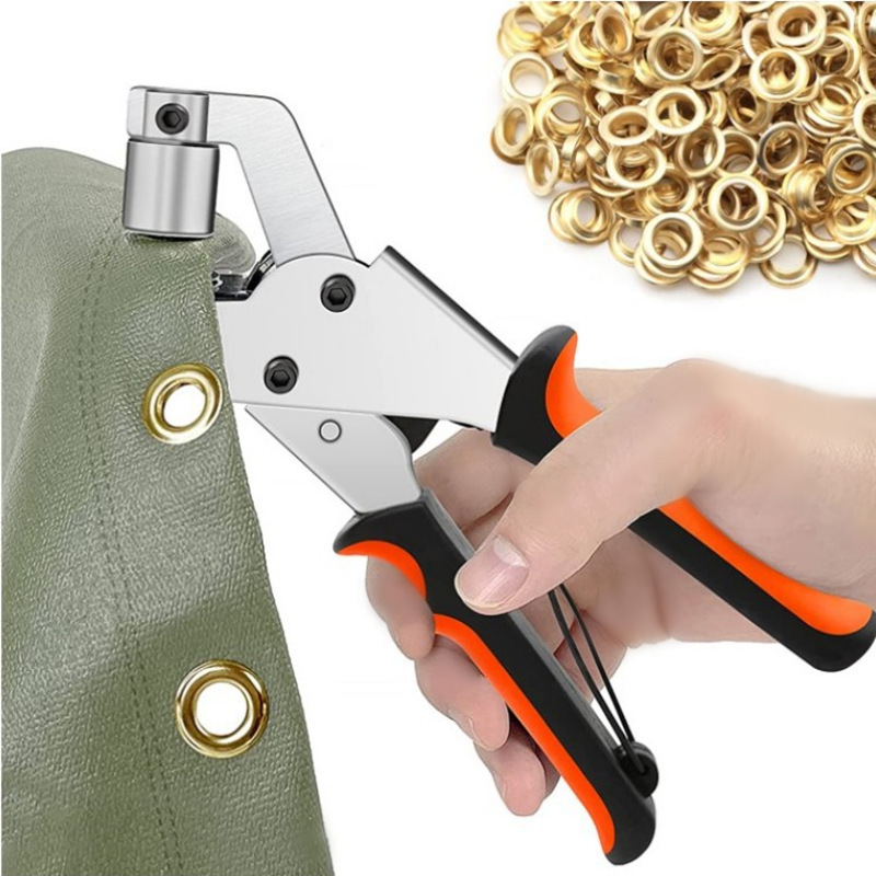 10mm Eyelet Hand Press Pliers Grommet Metal Eyelet Buckle Installation Tool Set