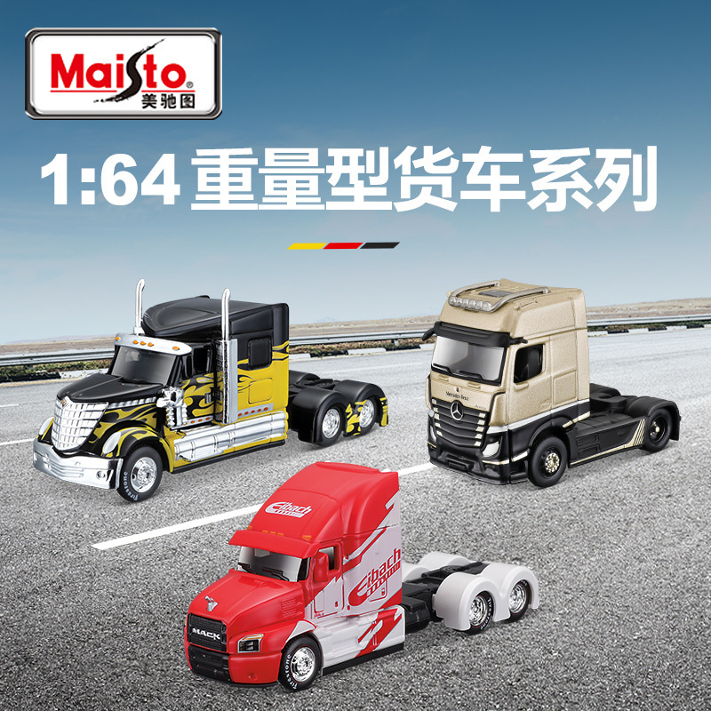Maisto 1:64 Alloy Car Model Mack Lone Star Tractor Truck Toy Wholesale Alloy Car