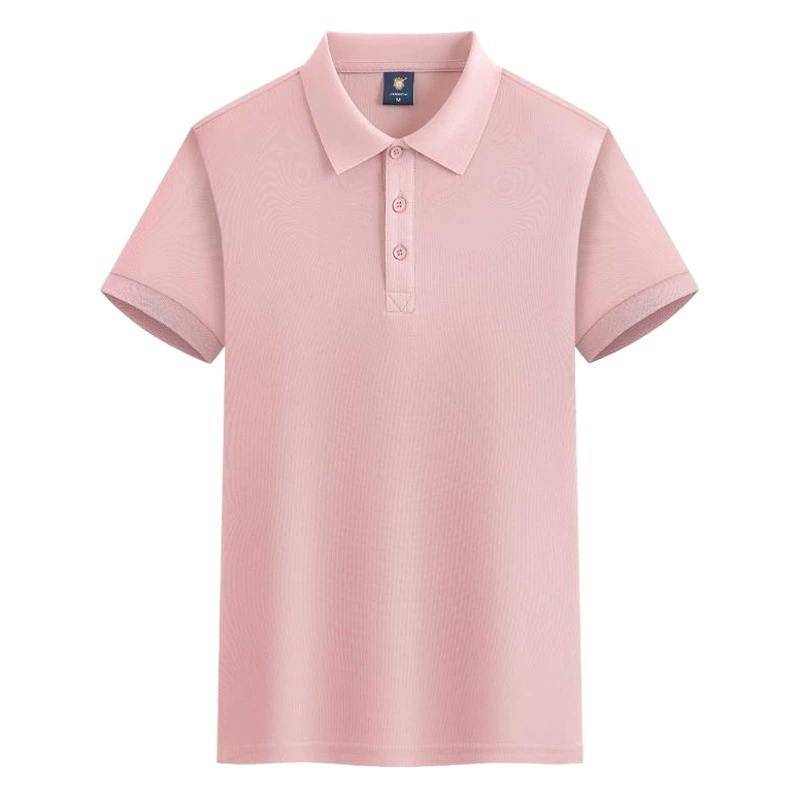 Длинноволокнистый хлопковый лацкан Рубашка поло с короткими рукавами культурная рубашка рекламная рубашка индивидуальная классная униформа Рабочая одежда вышивка с принтом