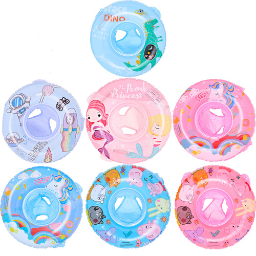 Xiaolu ins cartoon children's swimming ring upgraded with trouser pocket unicorn seat baby crotch armpit ring