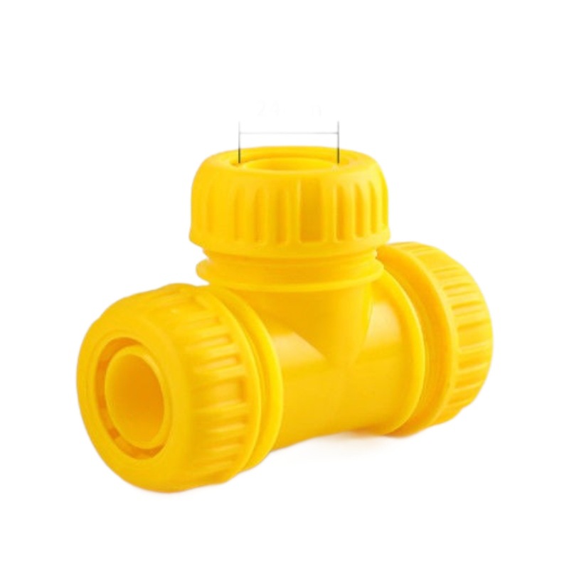 Conector de plástico, manguera, junta rápida de tres vías, instalación de enchufe rápido, junta de material nuevo ABS sellada a prueba de fugas