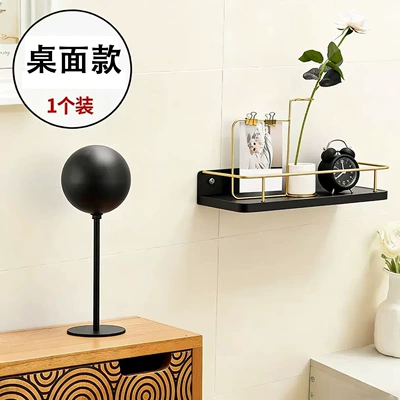Motosiklet dəbilqə rəfləri Suitable for Various Helmet - black-stainless-steel-ball-table-model