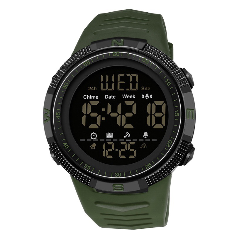 SANDA reloj electrónico de movimiento único multifuncional al aire libre reloj de estudiante de moda para hombres reloj Luminoso a prueba de agua