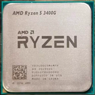 AMD Ryzen5 3400G processor chip CPU Desktop computer CPU suitable for b450b550