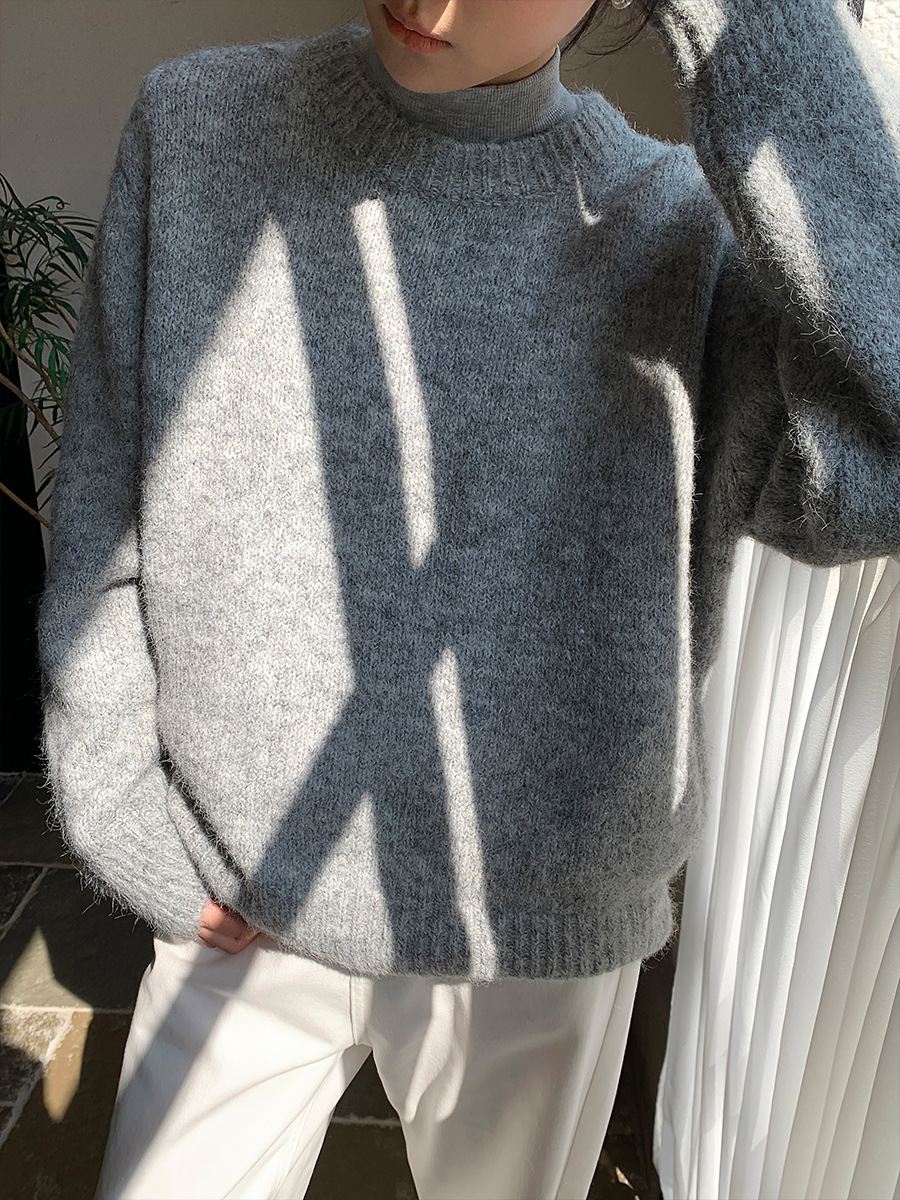 Yy0287 light gray mid-length